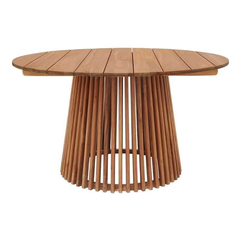 Rundt Lorca spisebord i teaktræ Ø120x75 cm
